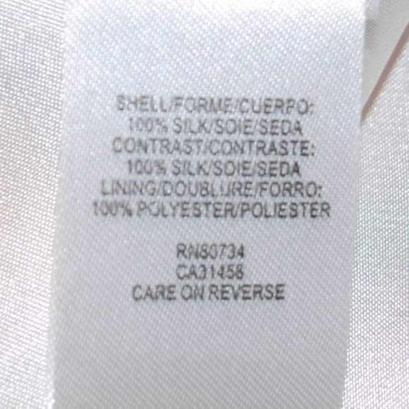 BCBGMaxazria Cascade Silk Scarf Mini Dress Size 2 Poppy Combo Sweetheart - Picture 11 of 11